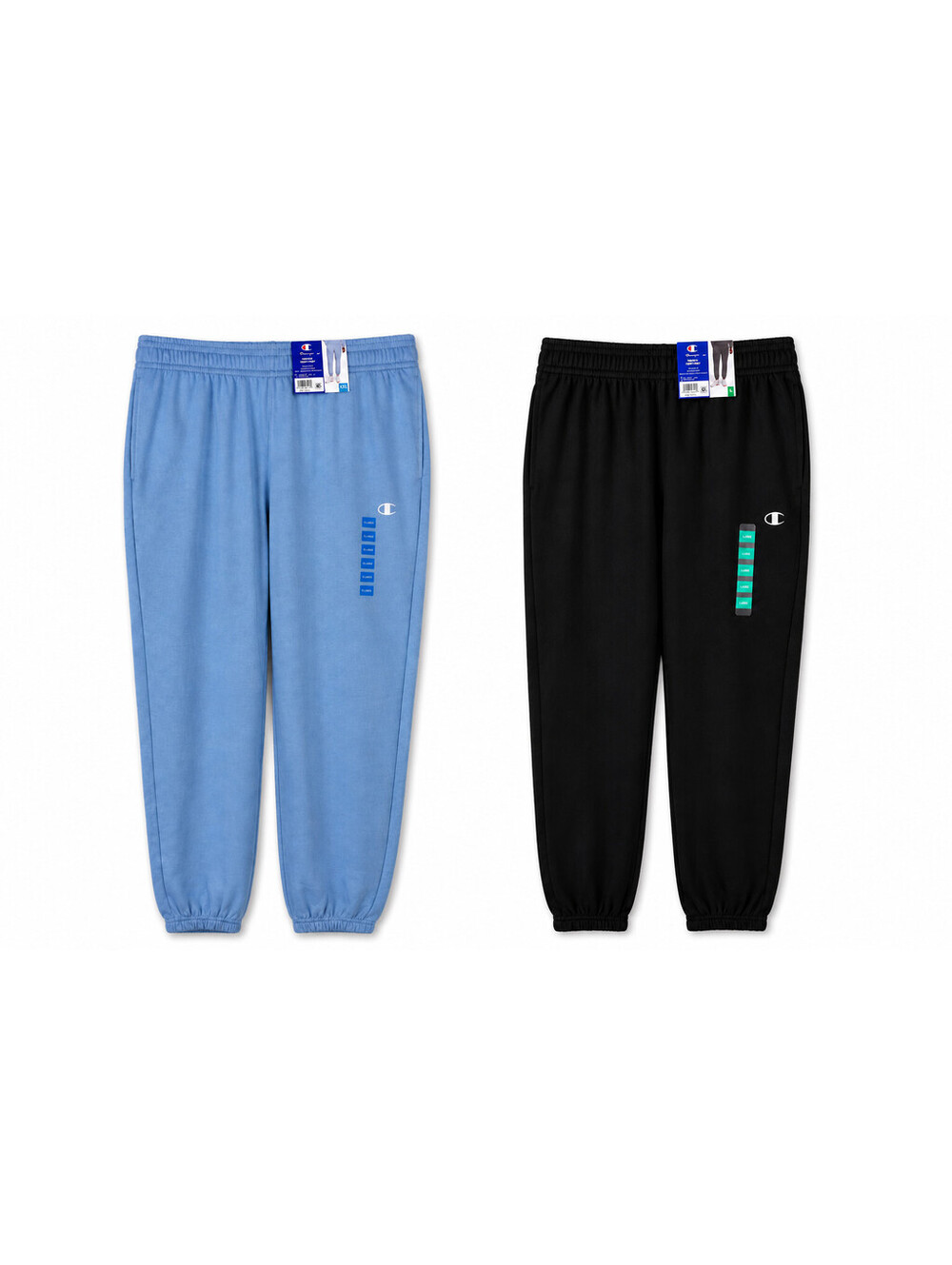 Champion Men’s French Terry Jogger Sweatpants Blue Black L XL XXL NWT